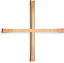 Gleicharmiges Kreuz für Grabmal, Bronze, 8–30 cm
