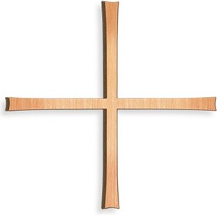[ST-SK-28036] Rovnoramenný kríž na náhrobok, bronz, 8–30 cm