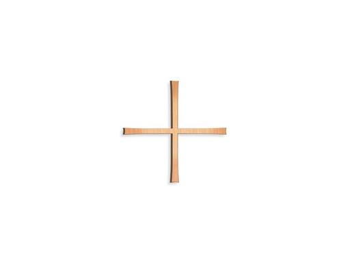 [ST-SK-28036] Rovnoramenný kríž na náhrobok, bronz, 8–30 cm