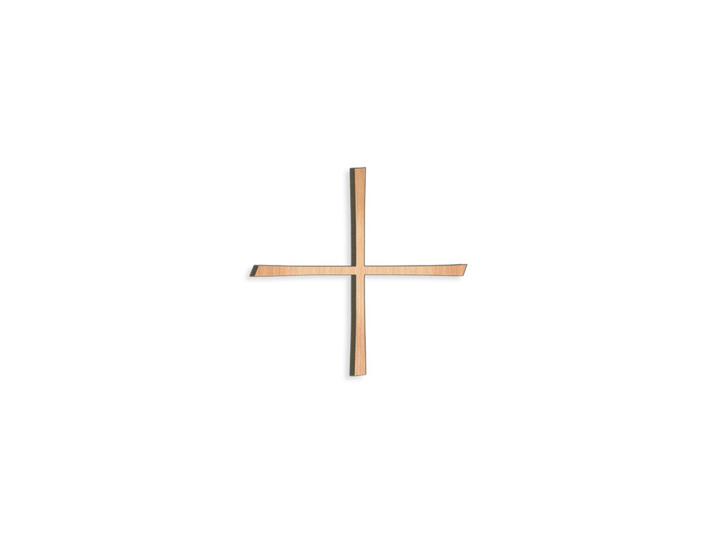 Rovnoramenný kríž na náhrobok, bronz, 8–30 cm