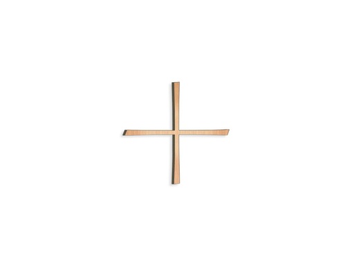 [ST-SK-28037] Rovnoramenný kríž na náhrobok, bronz, 8–30 cm