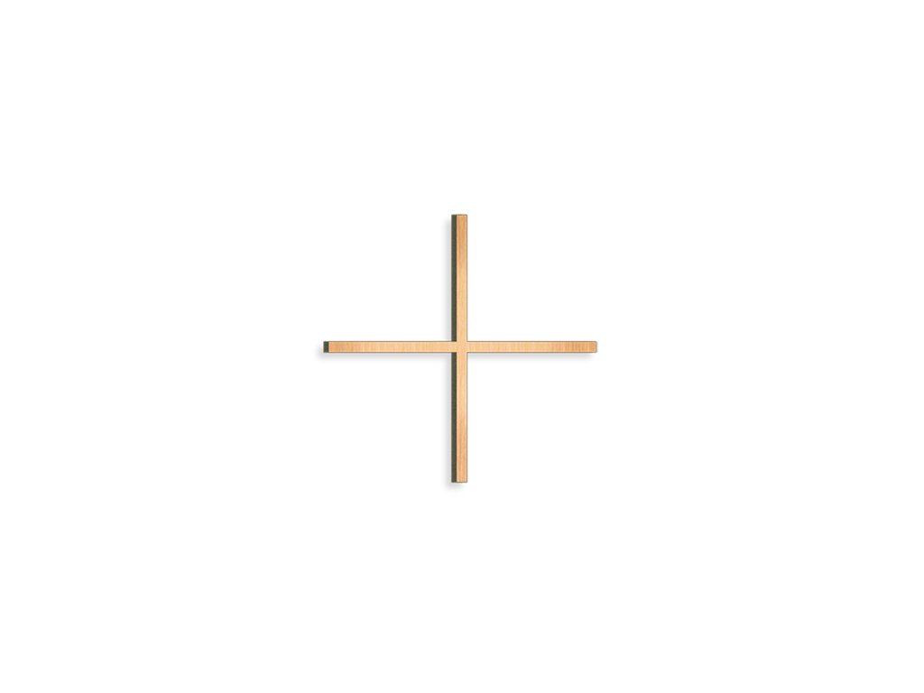 Rovnoramenný kríž na náhrobok, bronz, 8–30 cm