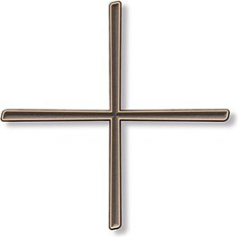 [ST-SK-28079] Rovnoramenný kříž s názvem Salita, 12 cm