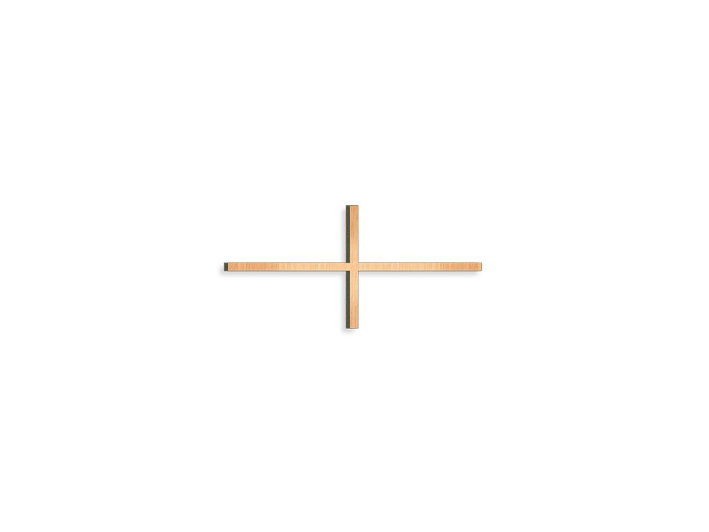 Náhrobný kríž Breitkreuz z bronzu, 4,4–15 cm