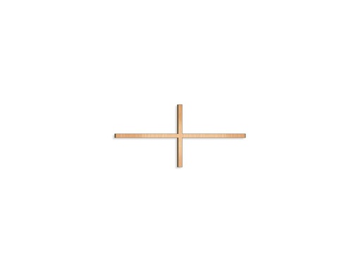 [ST-SK-29047] Náhrobný kríž s nápisom, bronz a nehrdzavejúca oceľ, 4,4–15 cm