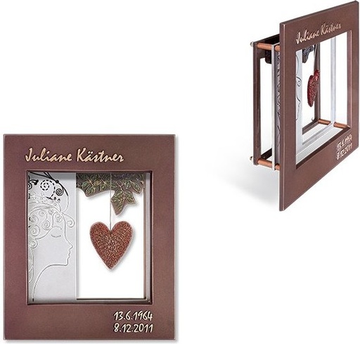 [ST-SK-31088] Bronze motivische Platte für Grabmal, 24×20 cm