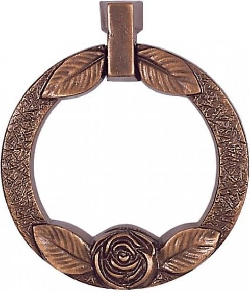 Bronze-verzierte Kreis für Grabmal, Ø 14 cm