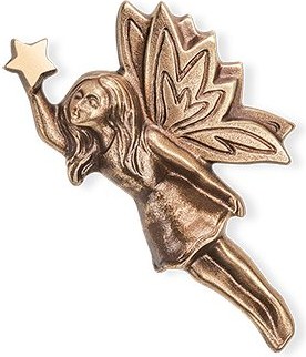 [ST-SK-34712] Bronzová Víla na detský náhrobok, 8×4 cm