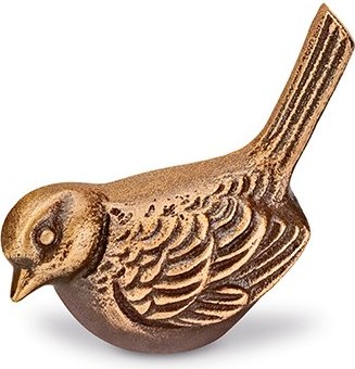 [ST-SK-37130] Bronzový vtáčik na náhrobok, 5,5×3,5×5,5 cm