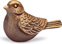Bronze-Vogel für Grabmal, 4×3,5×7,5 cm