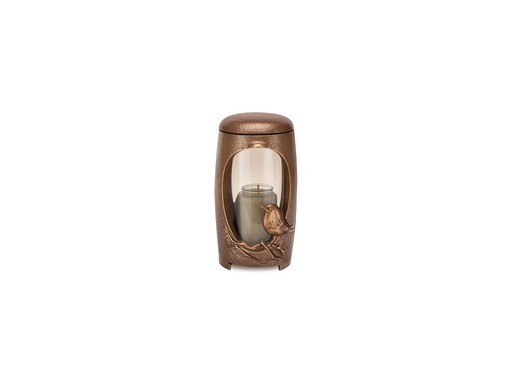[ST-SK-40098] Náhrobný lampáš z bronzu, 22×12×12 cm