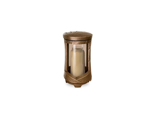 [ST-SK-40152] Náhrobný lampáš z bronzu, výška 23 cm