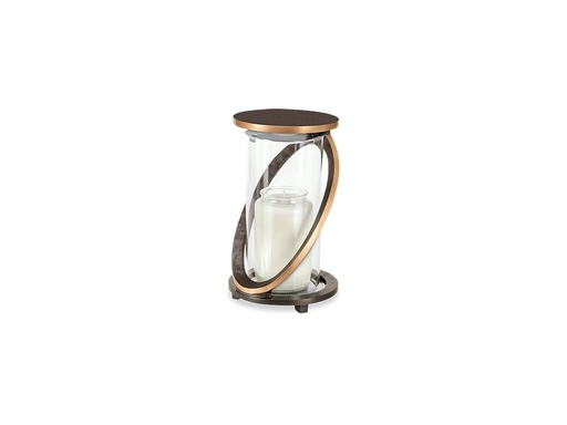 [ST-SK-40310] Náhrobný lampáš z bronzu, výška 18 cm