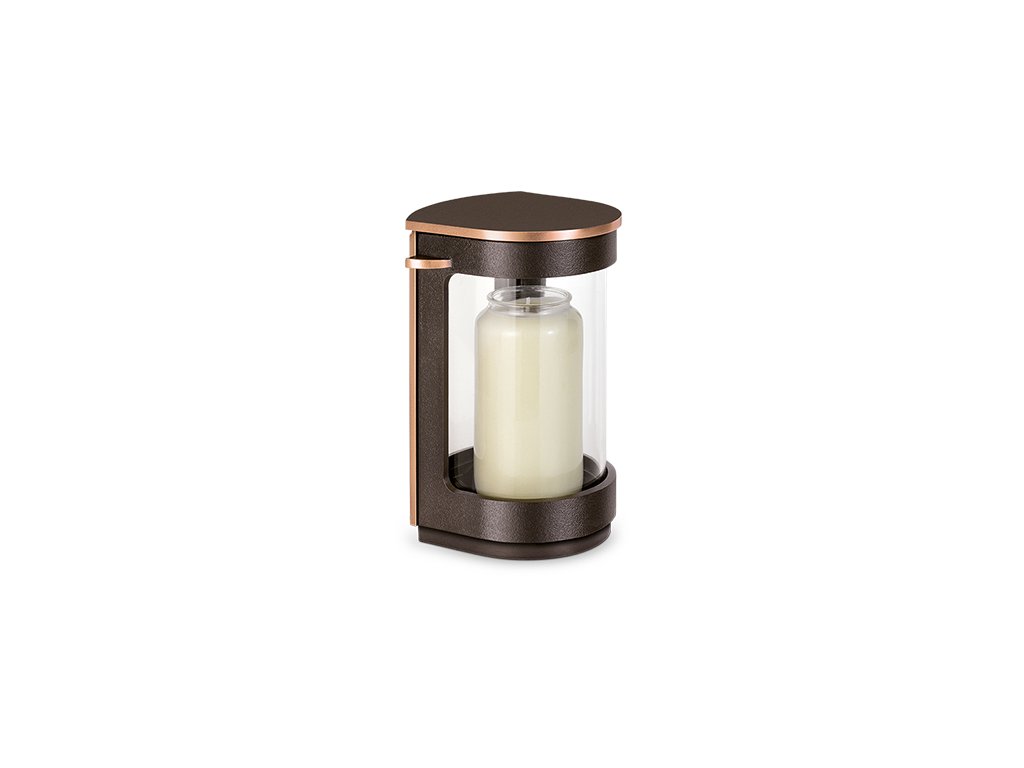[ST-SK-40322] Náhrobný lampáš z bronzu, 21×13×12 cm