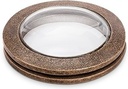 Náhrobný lampáš z bronzu, výška 20 cm, priemer 13 cm
