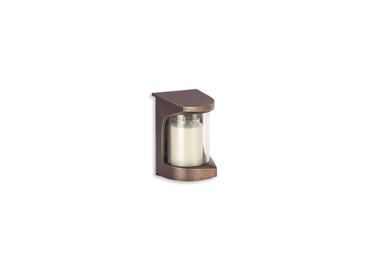 [ST-SK-42460] Nástenná lampáš na náhrobok, bronz, 14,5×9,5×9,5 cm