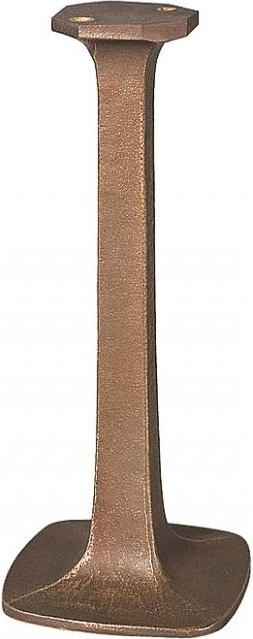 Podstavec na svietidlo na náhrobok, bronz, 21×9×9 cm
