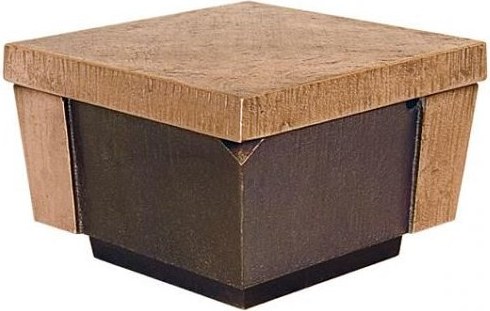 Bronze-Grablampe, 8×12×12 cm