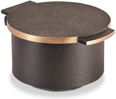 [ST-SK-50137] Bronzová miska na vodu na náhrobek, 6×10×12 cm