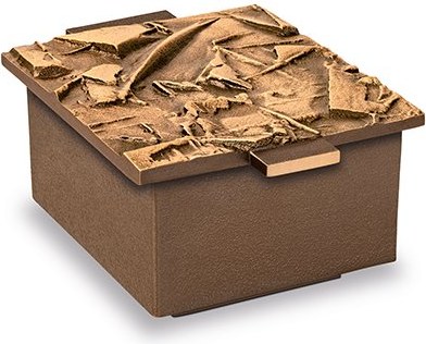 [ST-SK-50144] Bronzová posvěcená voda na náhrobek, 6×10×13 cm