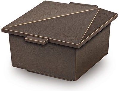 [ST-SK-51205] Bronzová posvěcená voda na náhrobek, 6,5×10×12 cm