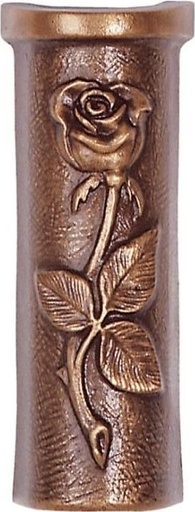 [ST-SK-53024] Nástenná váza na náhrobok, bronz, 18×7 cm