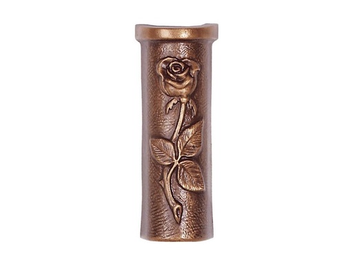 [ST-SK-53024] Nástenná váza na náhrobok, bronz, 18×7 cm