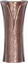 Nástenná váza na náhrobok, bronz, 18×8 cm