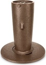 Zapustená váza na náhrobok, bronz, výška 21–24 cm