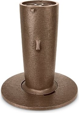 [ST-SK-53122] Zapuštěná váza na náhrobek, bronz, výška 21–24 cm