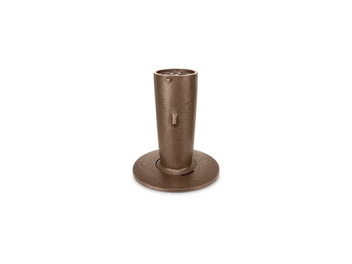 [ST-SK-53122] Zapustená váza na náhrobok, bronz, výška 21–24 cm