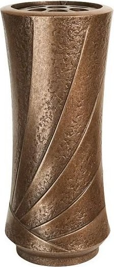 Bronzová váza na náhrobok, výška 25 cm