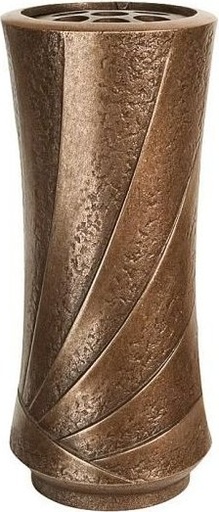 [ST-SK-53135] Bronzová váza na náhrobok, výška 25 cm