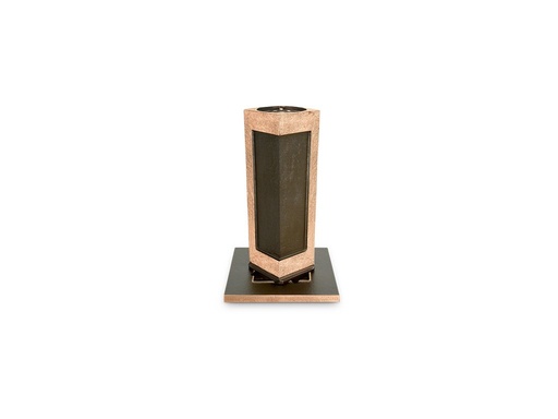 [ST-SK-53145] Bronzová zapustená váza na náhrobok, 28×9,5×9,5 cm