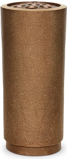 Bronzová váza na náhrobek, výška 18–25 cm