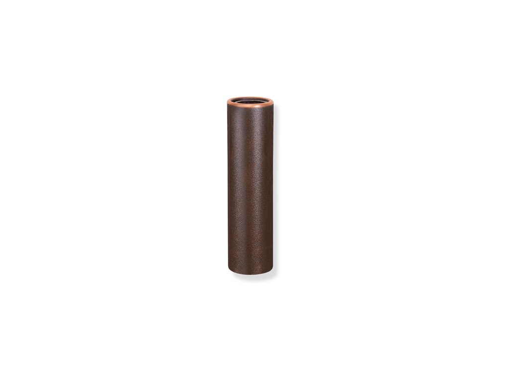 Nástenná váza na náhrobok, bronz, výška 12 cm