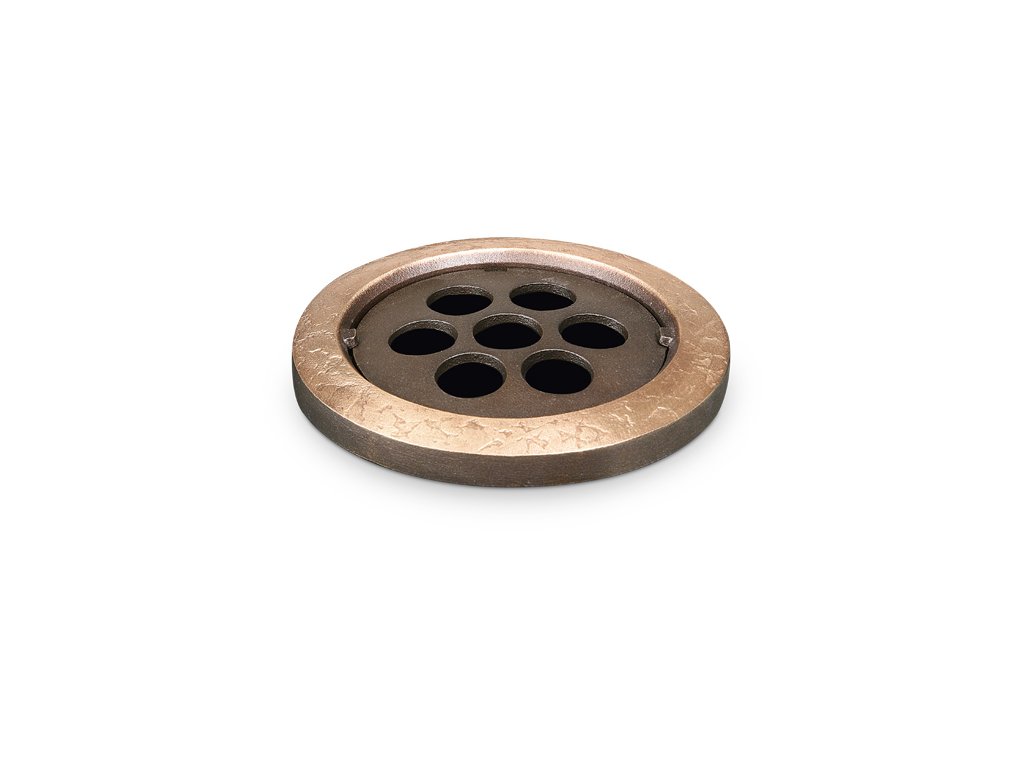 Bronzový krúžok na vázu na náhrobok, Ø 12 cm