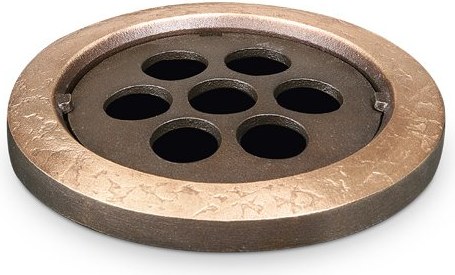 Bronzový kroužek na vázu na náhrobek, Ø 12 cm