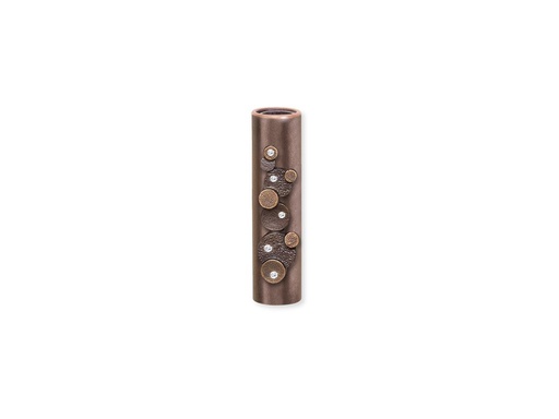 [ST-SK-53243] Nástenná váza na náhrobok, bronz, výška 13 cm