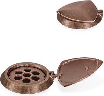 Bronzový krúžok na vázu na náhrobok, Ø 13 cm