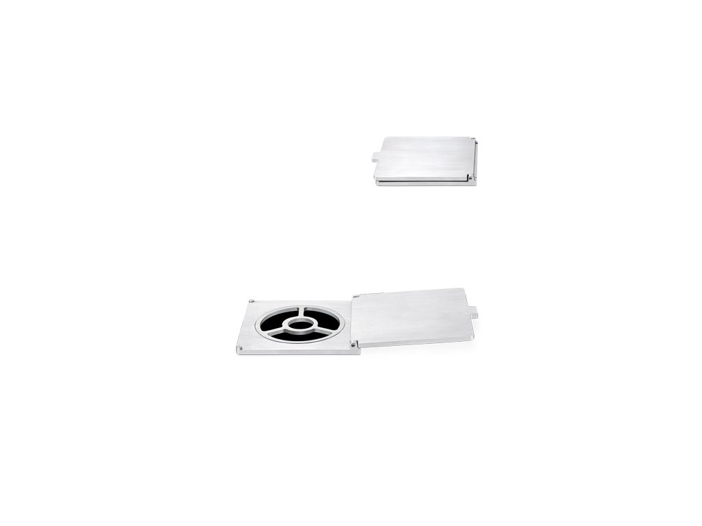 Nerezový krúžok na vázu na náhrobok, 12×13 cm