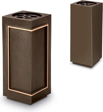 [ST-SK-53324] Bronze-Grabvase, 18×8 cm oder 23×9 cm