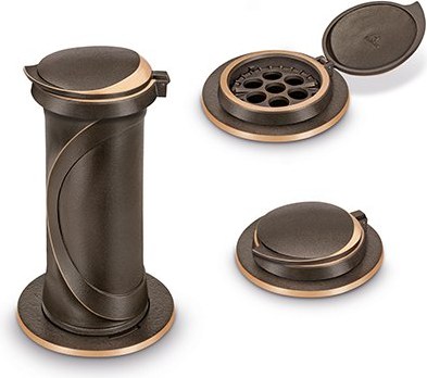 [ST-SK-53341] Zapustená váza s vekom, bronz, 26×11,5×13 cm