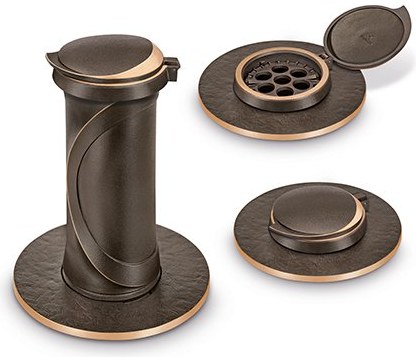 Zapustená váza s vekom, bronz, 26×11,5×13 cm