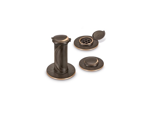 [ST-SK-53343] Zapustená váza s vekom, bronz, 26×11,5×13 cm