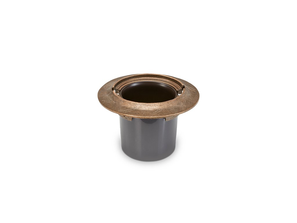 Bronzový kvetináč na náhrobok, priemer 22 cm