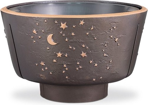 Bronzová dekoratívna misa na náhrobok, výška 16 cm, priemer 26 cm