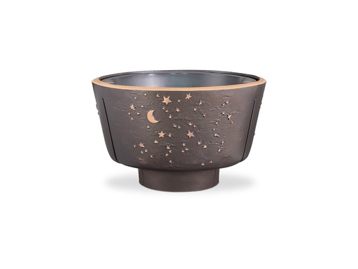 [ST-SK-54073] Bronzová dekoratívna misa na náhrobok, výška 16 cm, priemer 26 cm