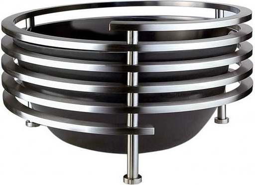 [ST-SK-54079] Nerez mísa na náhrobek, výška 18 cm, průměr 31 cm