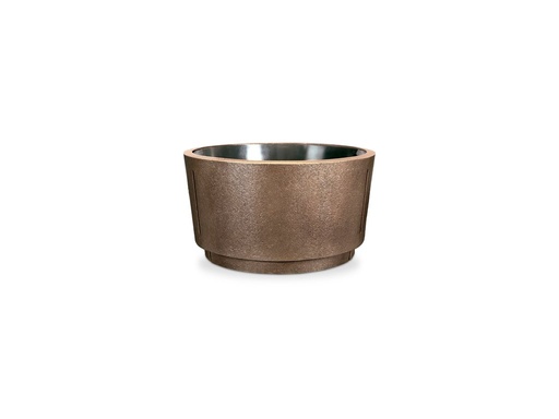 [ST-SK-54098] Bronzová dekoratívna misa na náhrobok, výška 14–18 cm